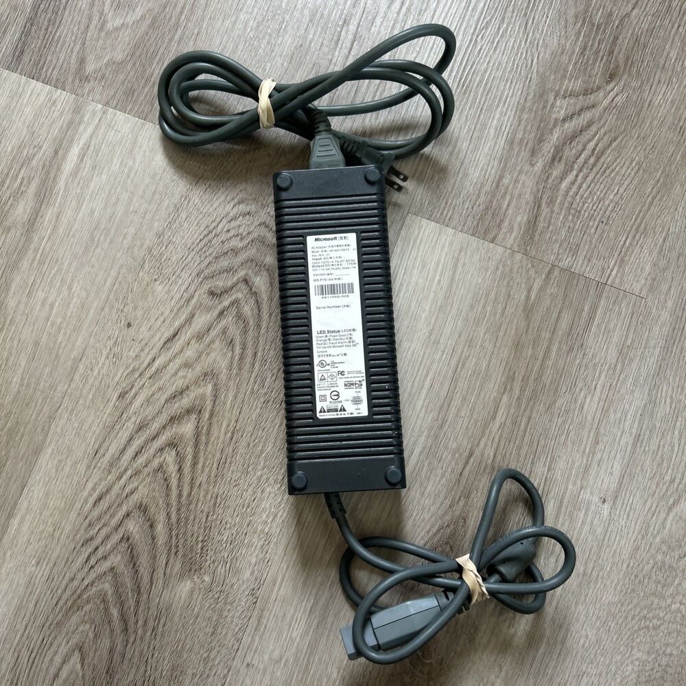 Microsoft Xbox 360 AC Power Supply Brick 175W HP-AW175EF3 Genuine OEM Tested